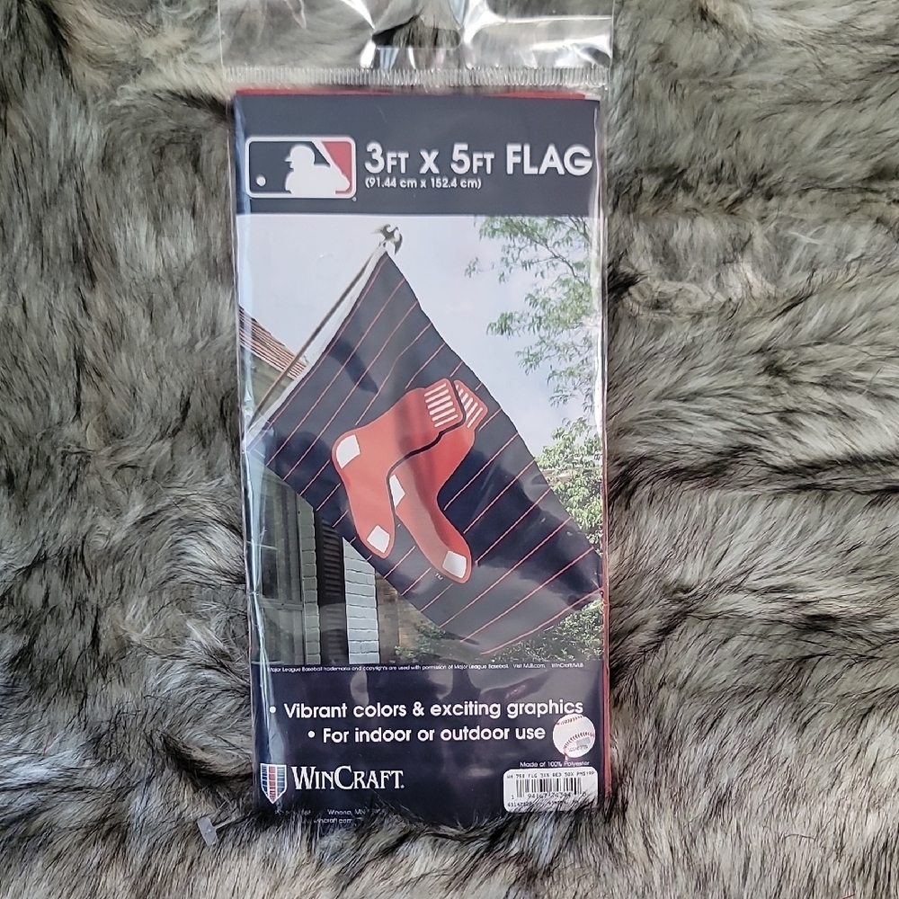WinCraft MLB Red Sox Red and Navy Flag-NWT
